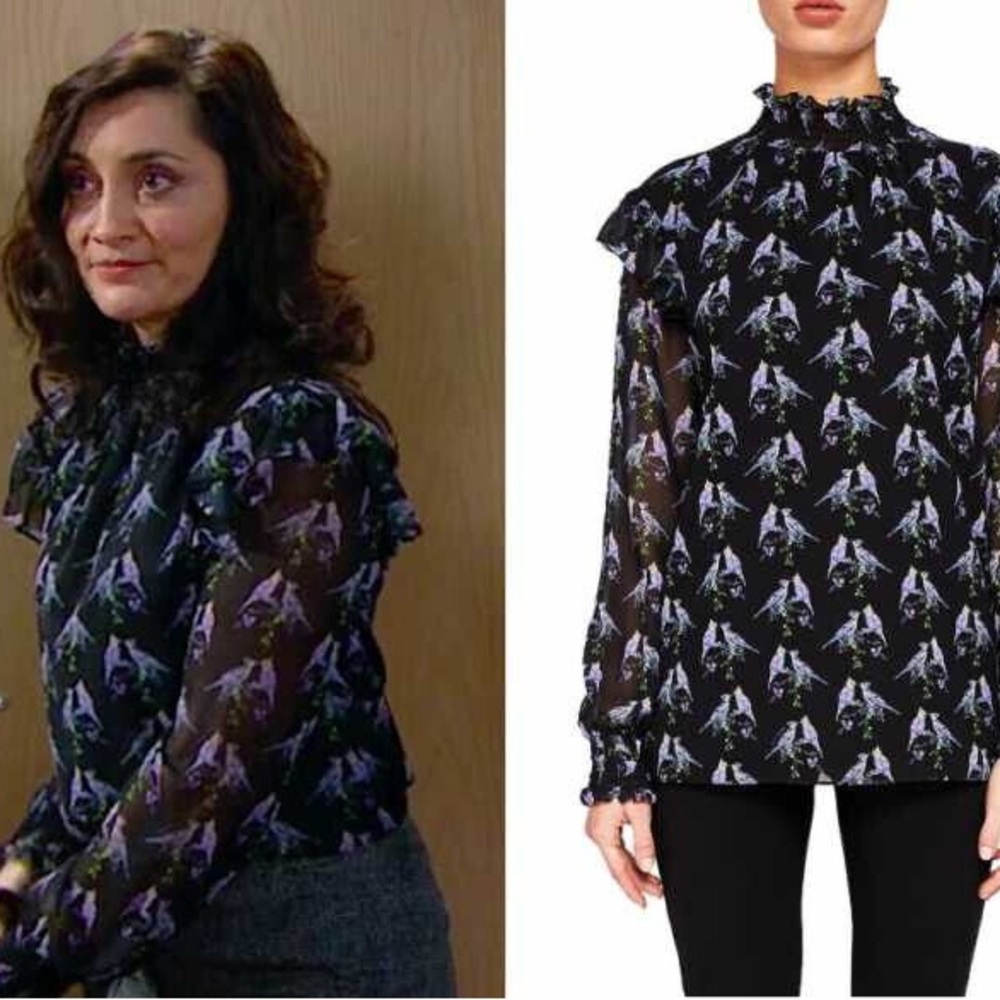 Ted Baker lovebirds blouse